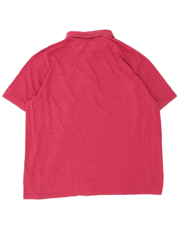 Polo da uomo Pringle 2XL in cotone rosa