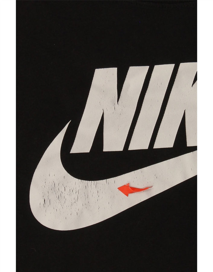T-shirt grafica da uomo Nike Top XL in cotone nero