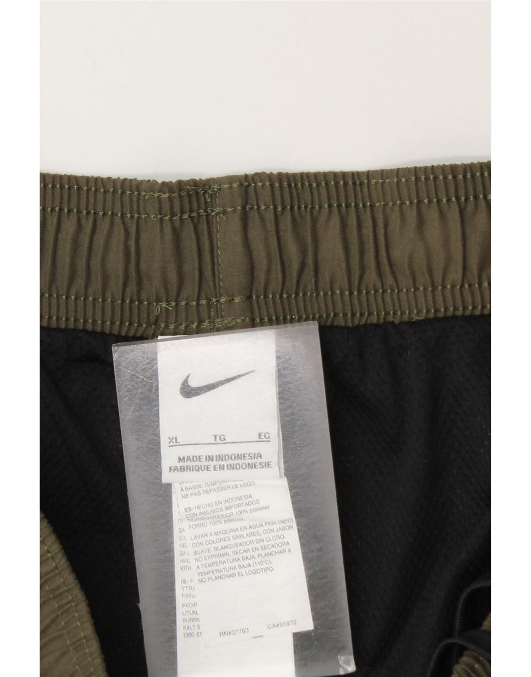 Pantaloncini sportivi da uomo NIKE XL kaki poliestere