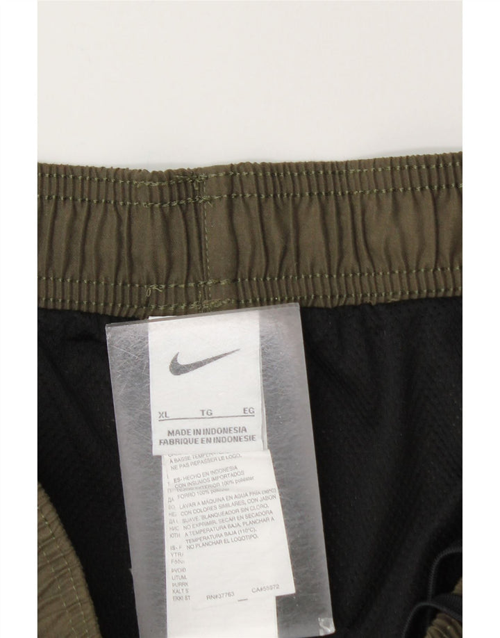 Pantaloncini sportivi da uomo NIKE XL kaki poliestere