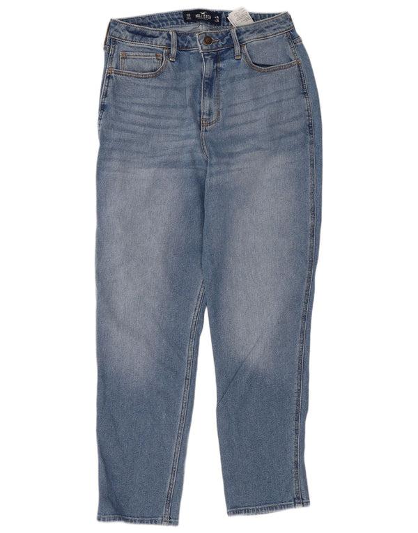 Jeans Hollister Mom Jean a vita alta da donna affusolati US 11 Large W30 L25 Blu
