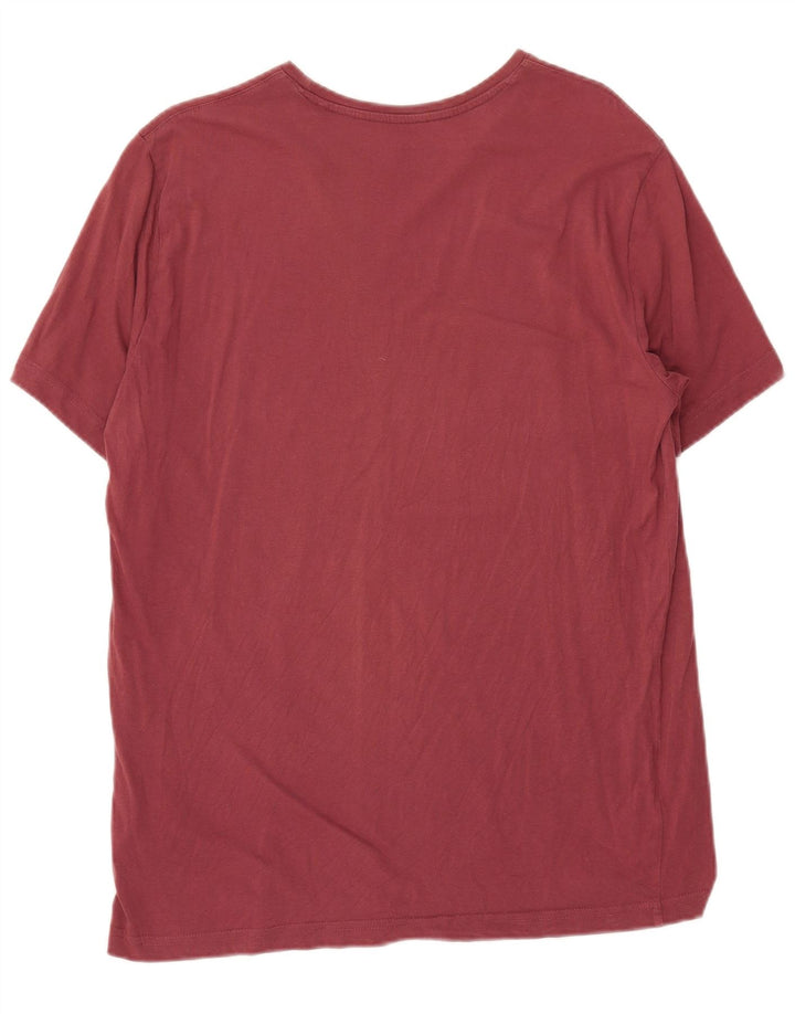 T-shirt grafica da uomo Mustang Top XL in cotone marrone