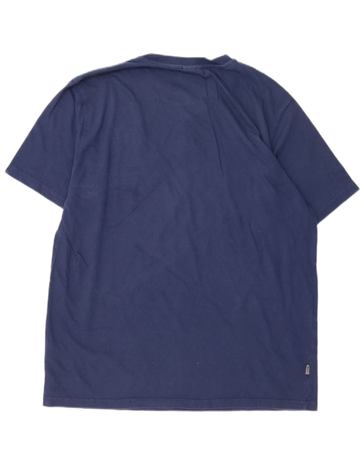 THE NORTH FACE T-shirt da uomo Top XL in cotone blu navy