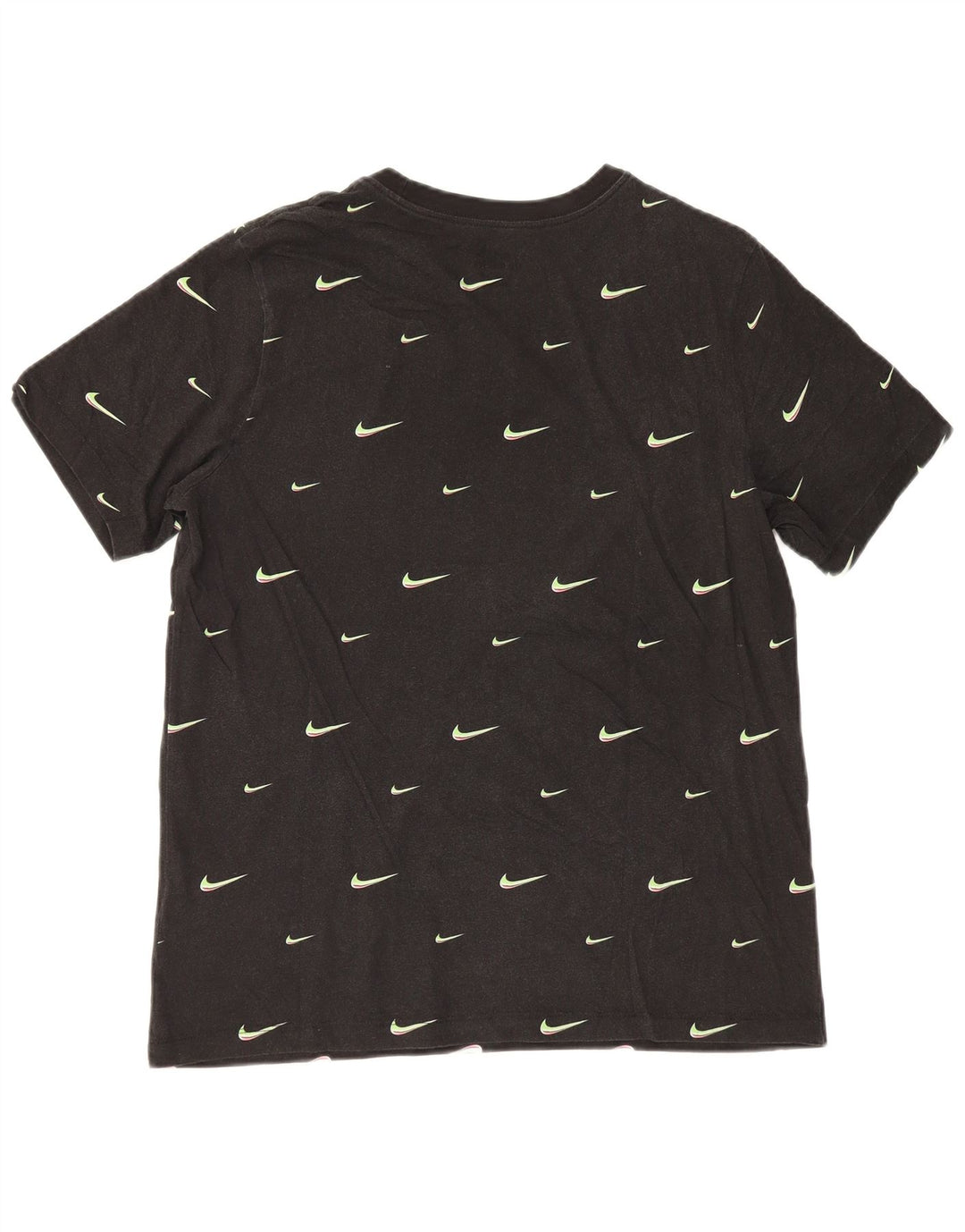 T-shirt grafica da uomo Nike Top grande in cotone nero