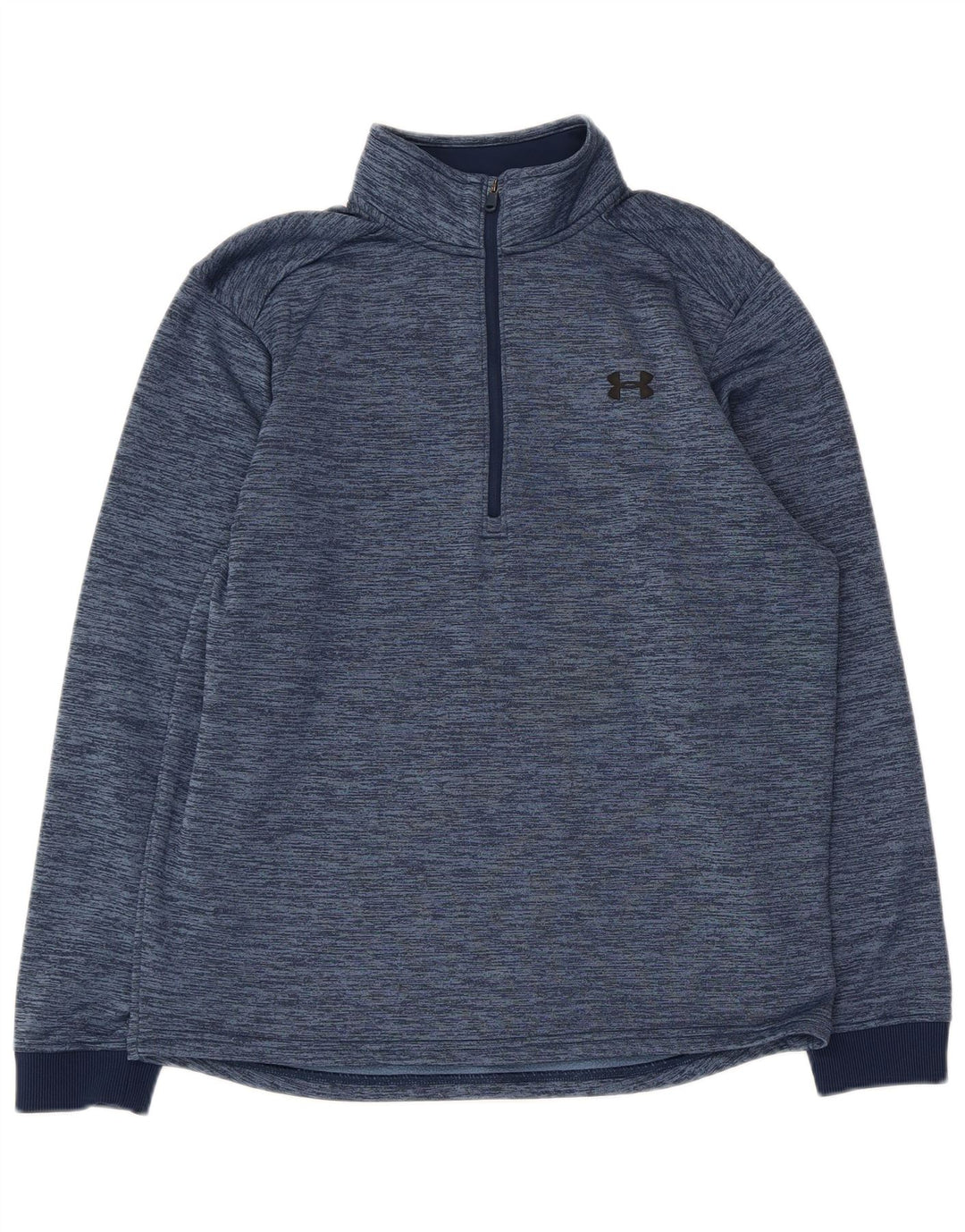 Felpa da uomo Under Armour Cold Gear, maglione medio, blu navy screziato