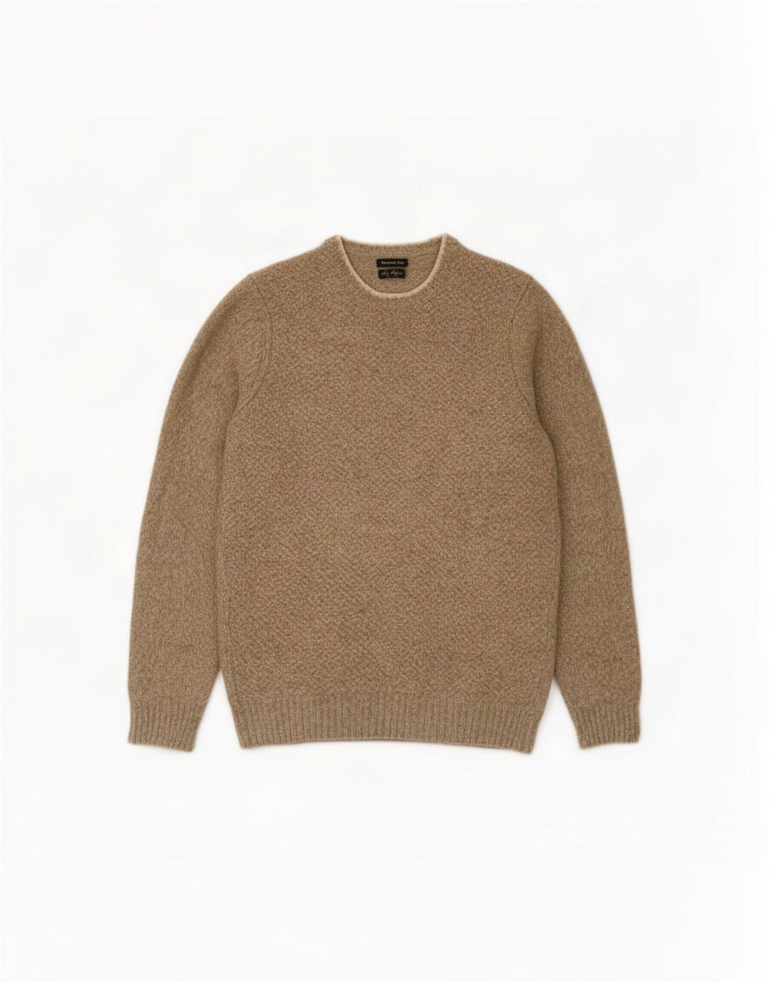 Massimo Dutti Maglione da uomo con scollo a barca XL Beige screziato