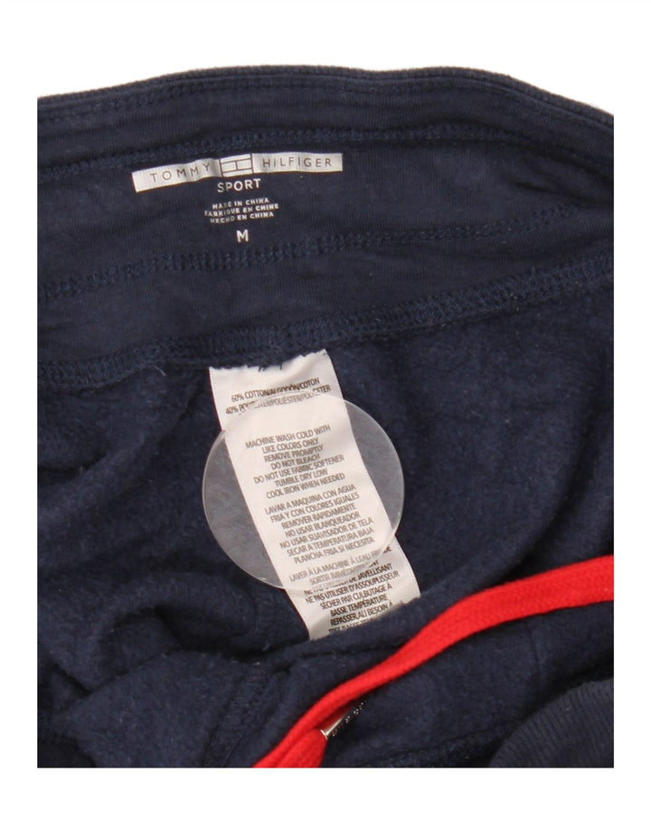 TOMMY HILFIGER Pantaloni da tuta da donna Joggers UK 14 Medio Blu Navy