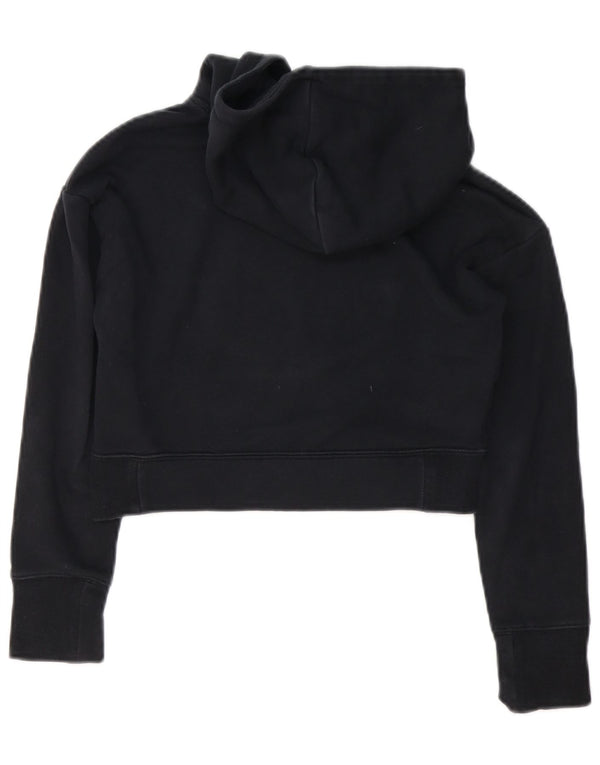Maglione con cappuccio grafico NIKE per ragazze 10-11 anni medio nero