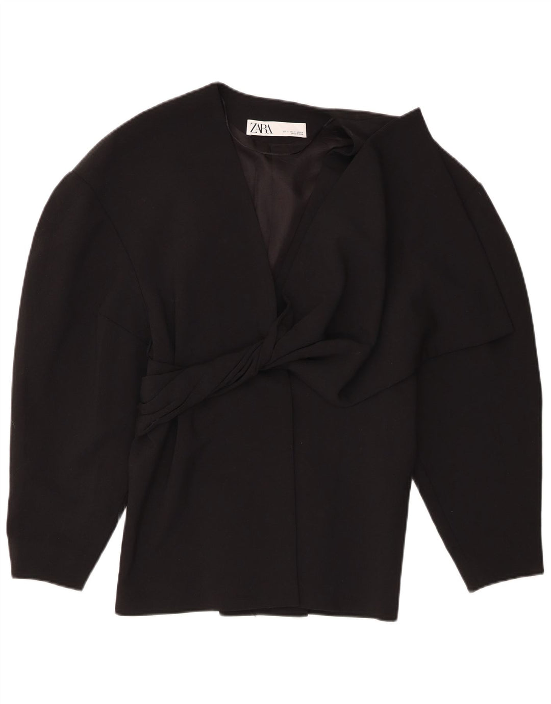Giacca blazer da donna Zara UK 10 piccola in poliestere nero