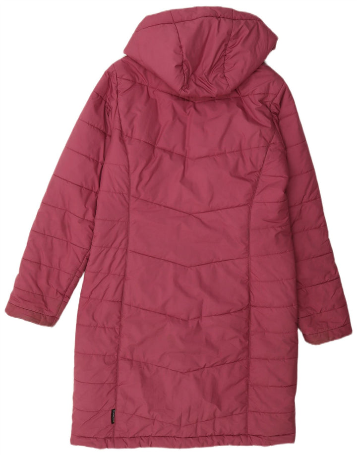 Cappotto imbottito con cappuccio da donna Mountain Warehouse UK 8/10 piccolo poliestere rosa