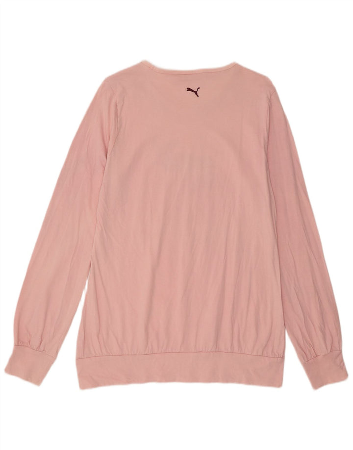 Felpa grafica da donna Puma Jumper UK 16 Large Rosa