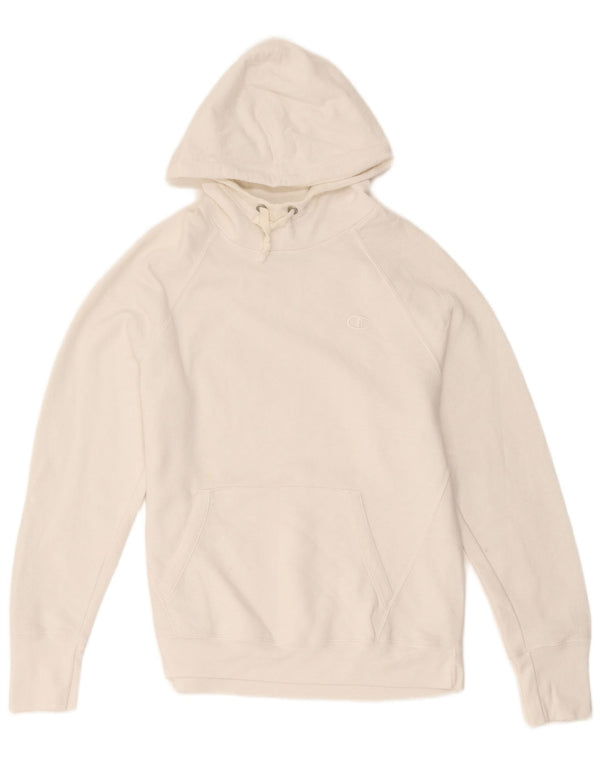 Felpa con cappuccio da donna Champion UK 14 Medium White