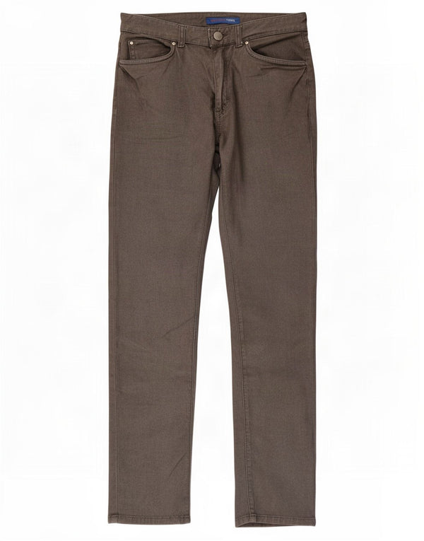 Jeans Trussardi Donna Regular Fit Straight W30 L32 Cotone Grigio