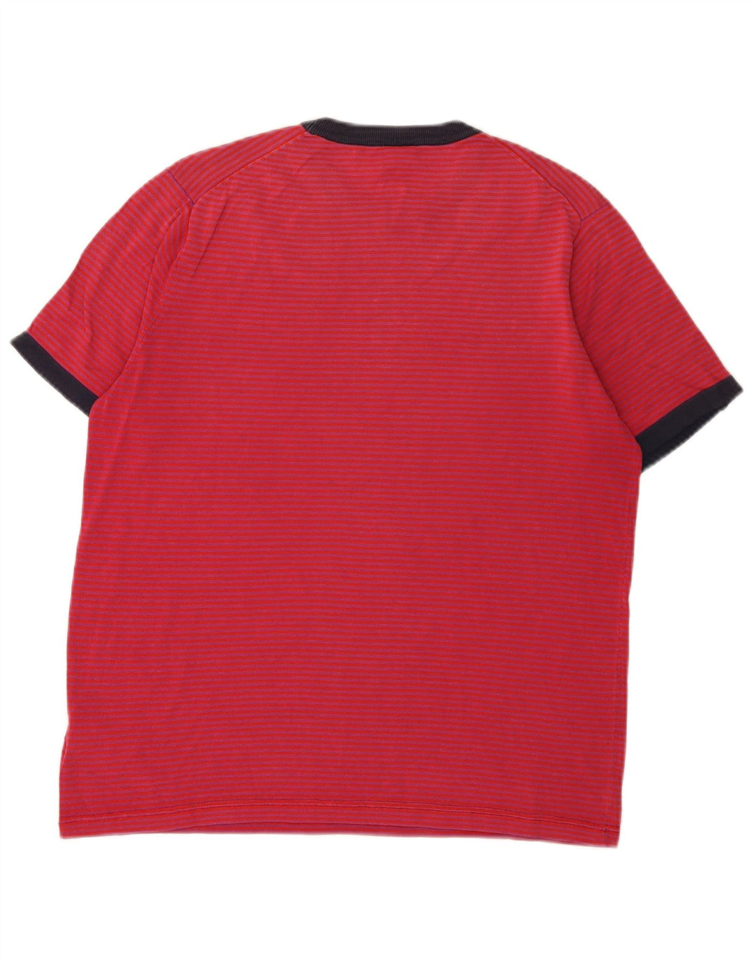 Aspesi T-shirt Uomo Top IT 48 Medio Rosso Gessato Cotone