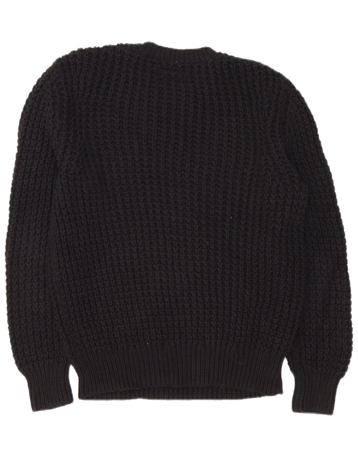 Maglione maglione girocollo da uomo All Saints in cotone nero medio