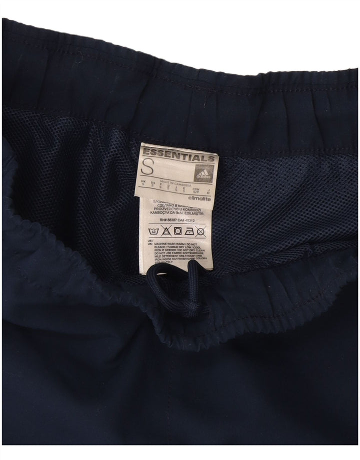 Pantaloncini sportivi ADIDAS Climalite da uomo piccoli in poliestere blu navy
