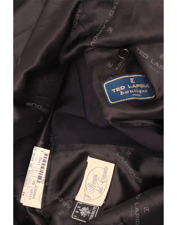 Giacca Blazer da Uomo a 3 Bottoni Cerruti 1881 IT 52 XL Lana Blu Navy
