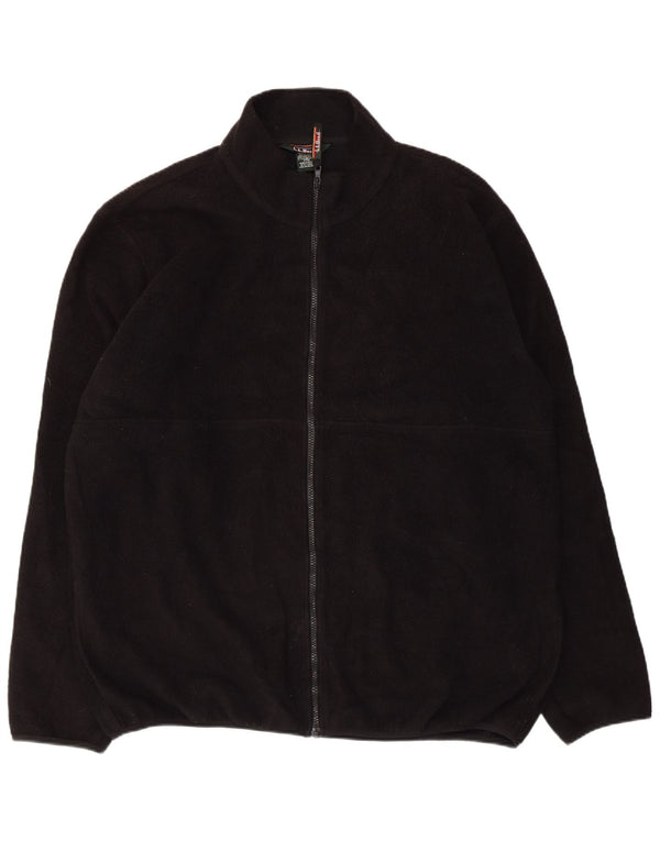 Giacca in pile da uomo L.L.Bean UK 42 XL Poliestere nero