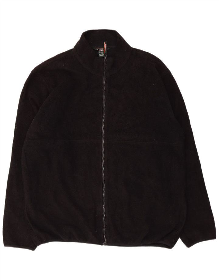 Giacca in pile da uomo L.L.Bean UK 42 XL Poliestere nero