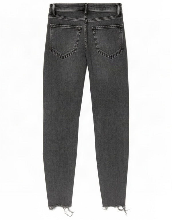 All Saints Womens Skinny Jeans W25 L27 Grey Cotton
