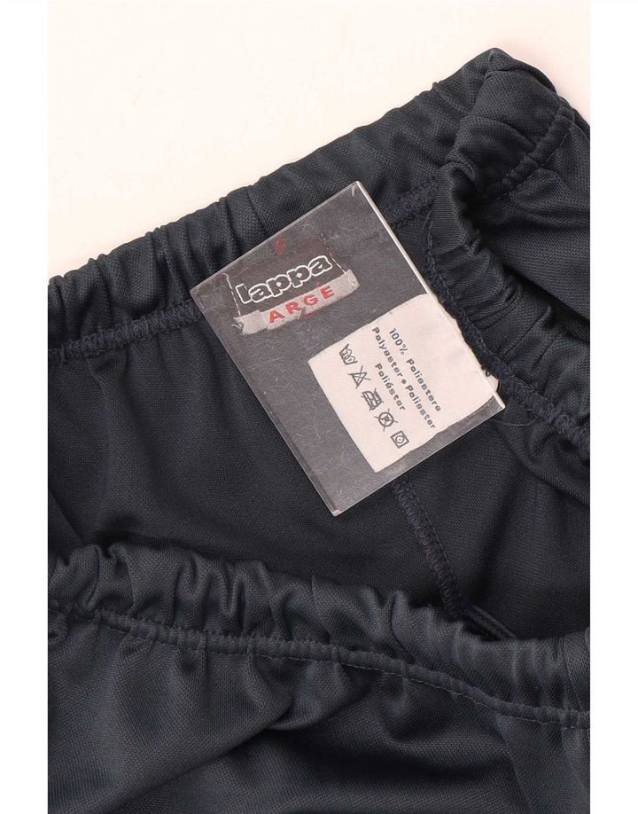 Pantaloni da tuta da uomo Kappa Large in poliestere blu navy