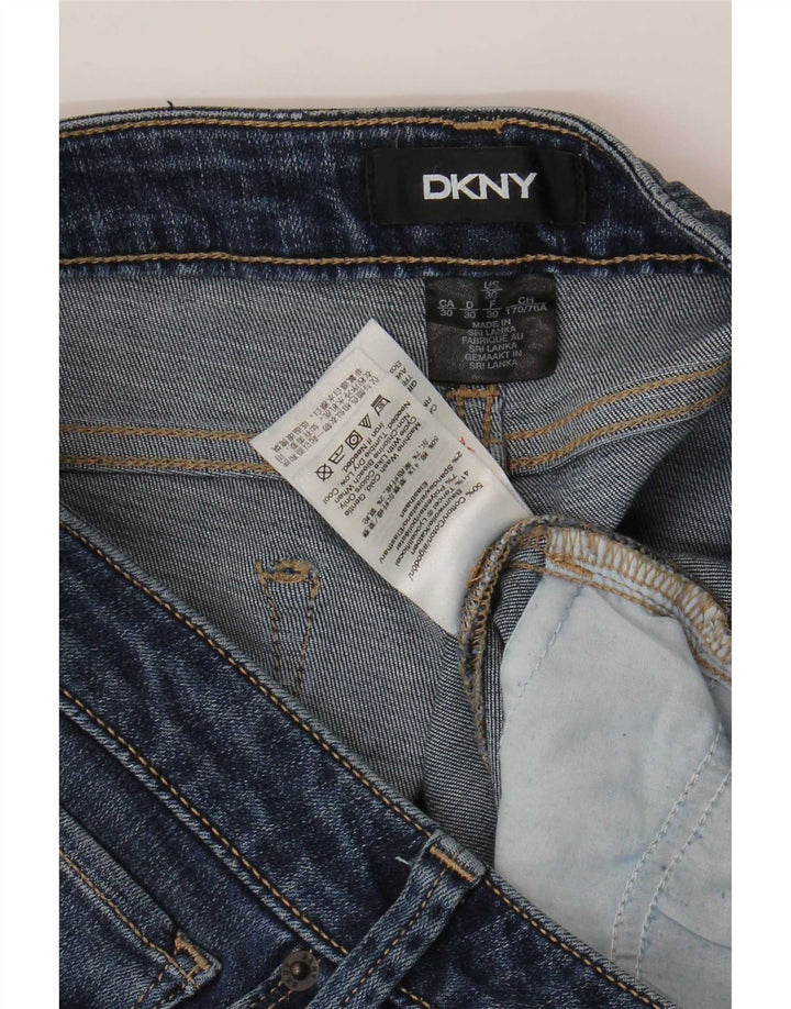 Jeans slim da donna Dkny W30 L27 cotone blu