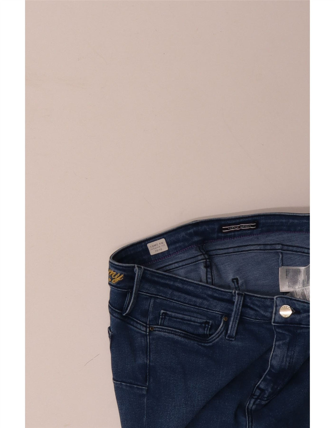 TOMMY HILFIGER Jeans skinny Como RW da donna W29 L26 cotone blu