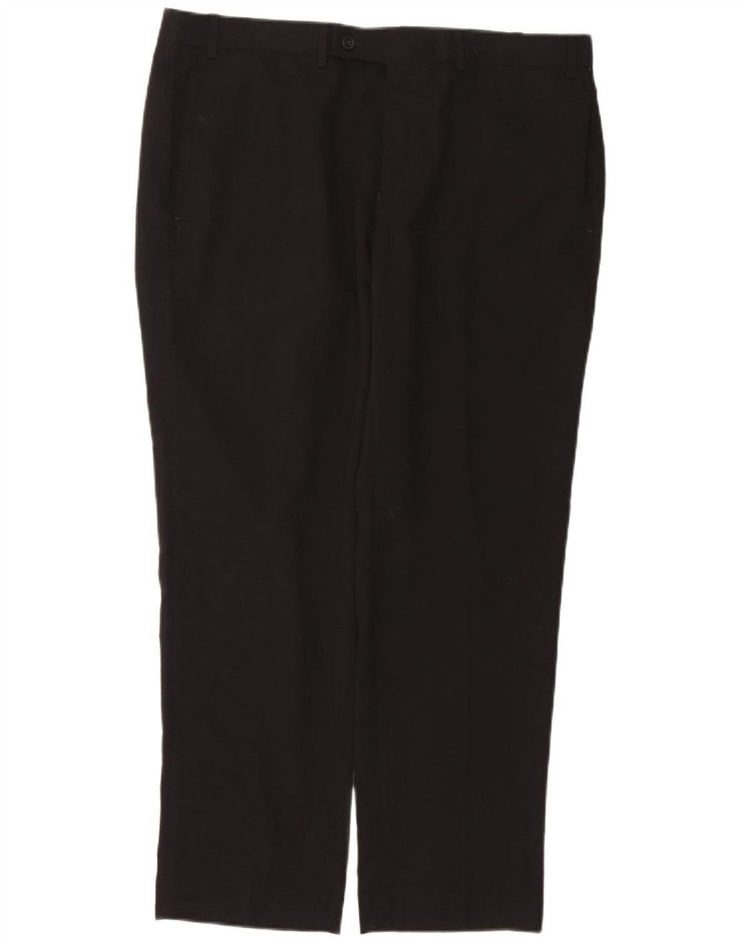 Pantaloni da abito dritti da uomo RALPH LAUREN W38 L30 poliestere nero