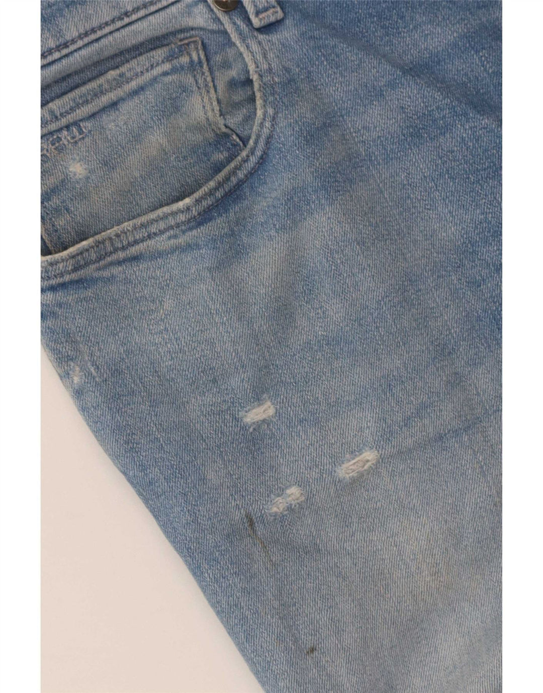 Jeans slim invecchiati da uomo G-Star 3301 W34 L34 cotone blu