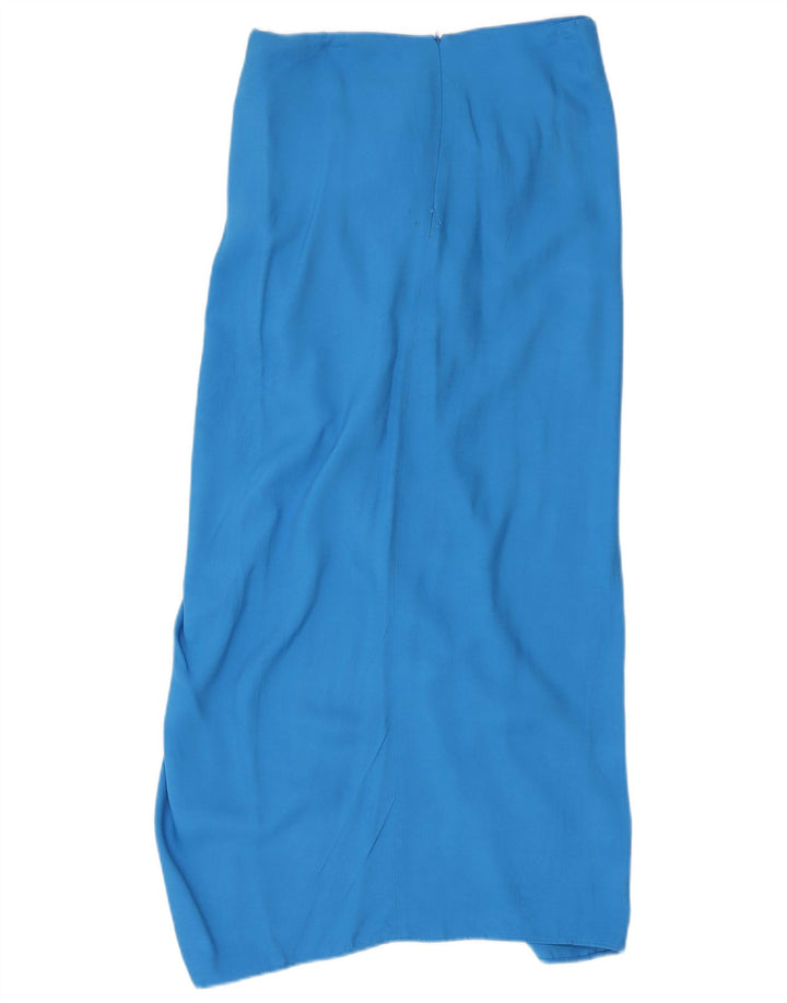 Gonna dritta midi da donna Zara media W30 blu