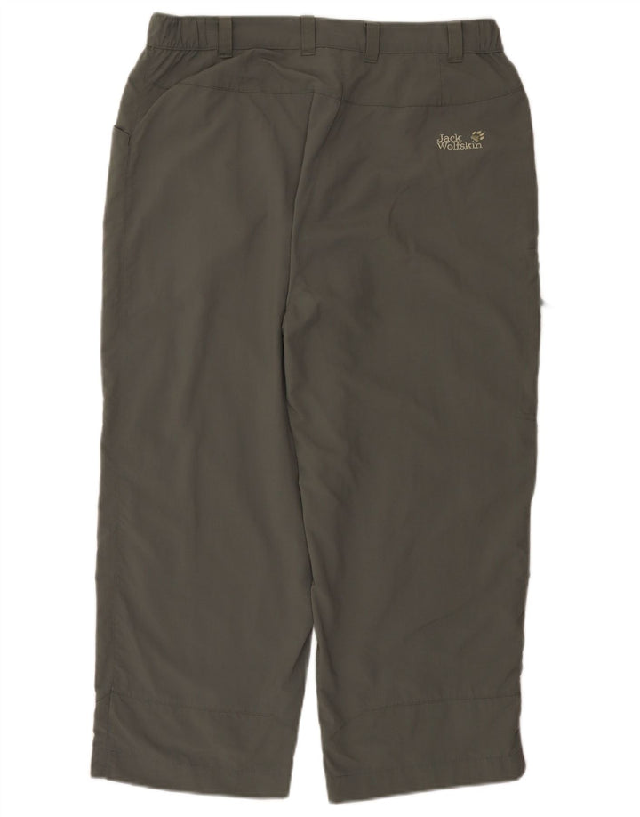 Pantaloni corti cargo da donna Jack Wolfskin W32 L23 poliammide kaki