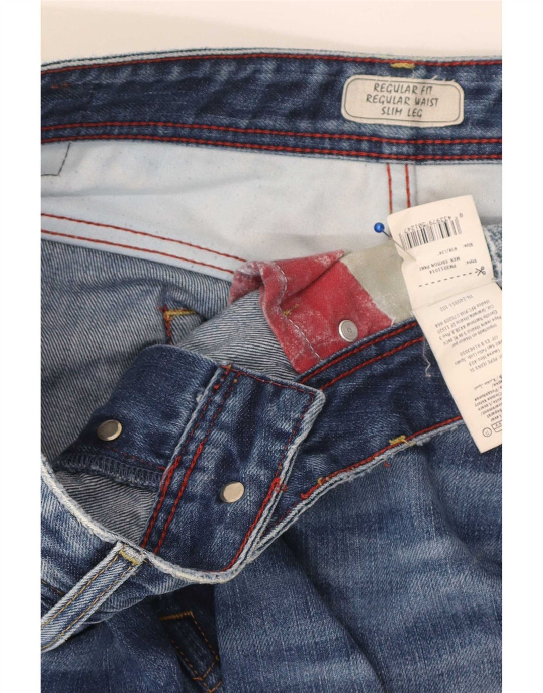 Jeans PEPE Jeans slim fit vestibilità regolare da uomo W38 L34 cotone blu
