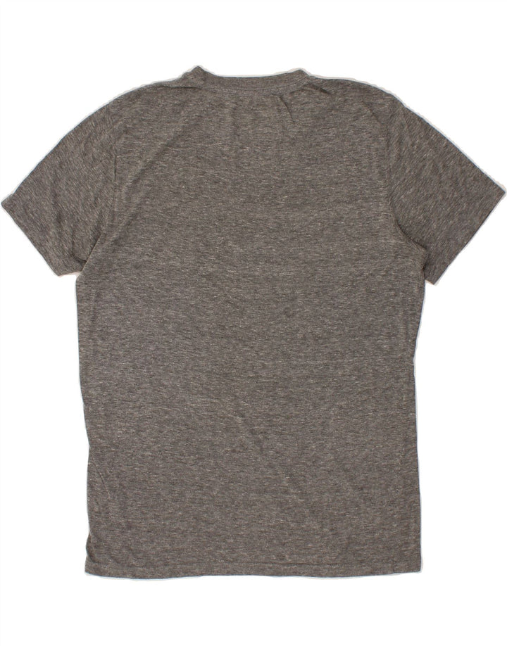 HURLEY Mens T-Shirt Top Medium Grey Flecked Polyester Vintage Hurley and Second-Hand Hurley from Messina Hembry 