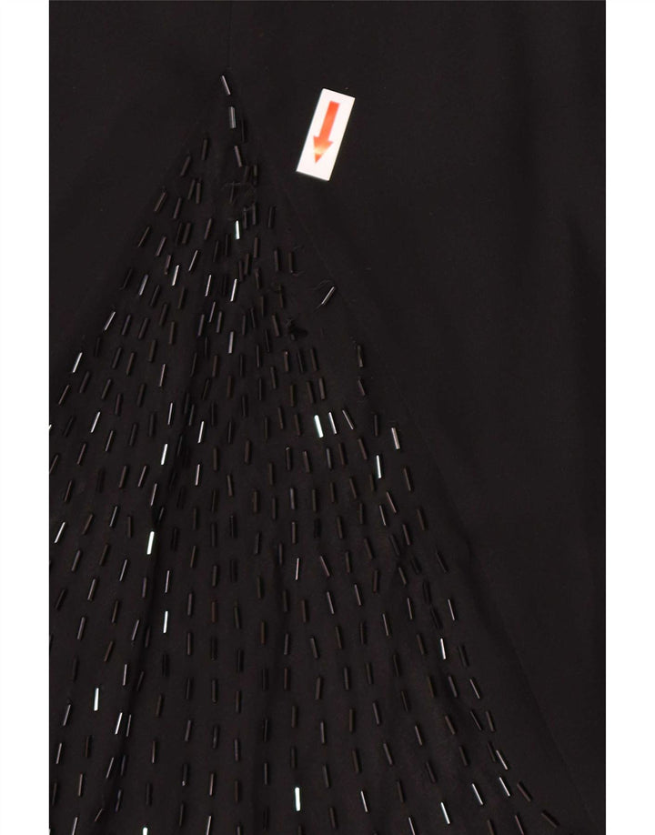 Gonna Svasata Donna Luisa Spagnoli IT 44 Media W32 Nera Seta