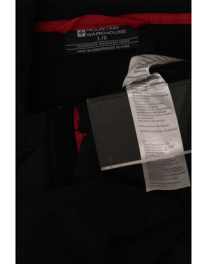MOUNTAIN WAREHOUSE Giacca a vento con cappuccio da uomo UK 40 Large Nera
