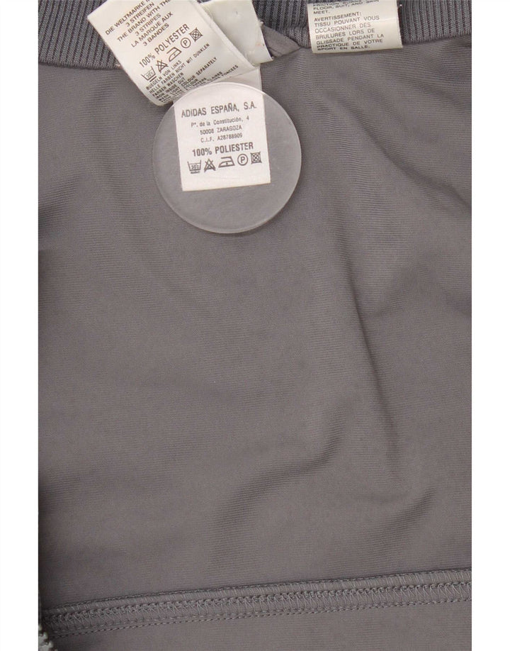 Giacca da tuta da uomo Adidas UK 48/50 XL Poliestere grigio