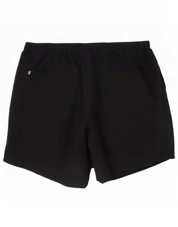 Pantaloncini sportivi Nike Dri Fit da uomo, grandi, in poliestere nero