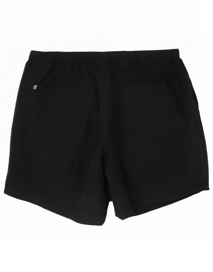 Pantaloncini sportivi Nike Dri Fit da uomo, grandi, in poliestere nero
