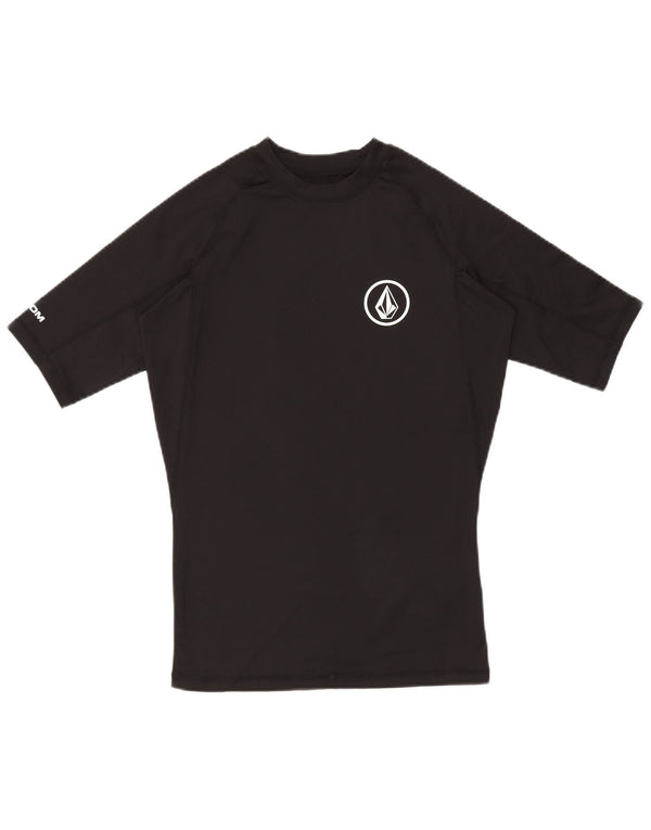 T-shirt da uomo Volcom Top grande in poliestere nero