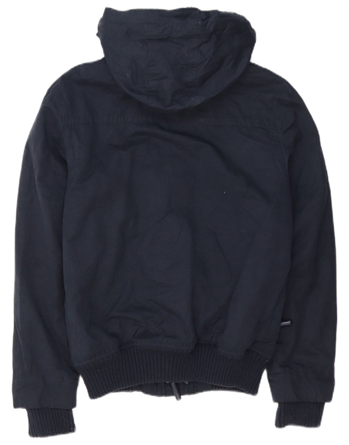 Giacca a vento con cappuccio da uomo Windbomber Superdry UK 36 Small Blu Navy