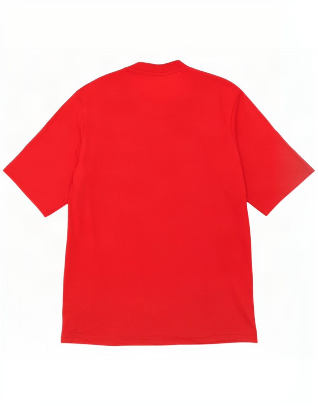 T-shirt Adidas Climalite da uomo Top in poliestere rosso medio