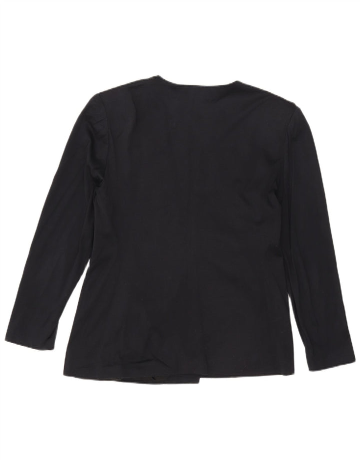 Giacca Blazer Doppiopetto Donna Luisa Spagnoli IT 48 XL Blu Navy