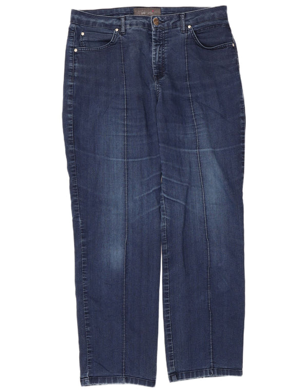 Jeans dritti Marks & Spencer da donna Per Una UK 16 Large W36 L30 Blu navy
