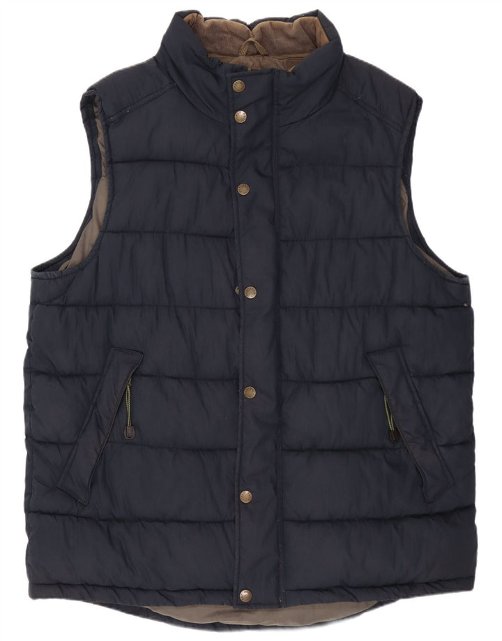 Gilet imbottito da uomo FAT FACE UK 42 XL poliestere blu navy