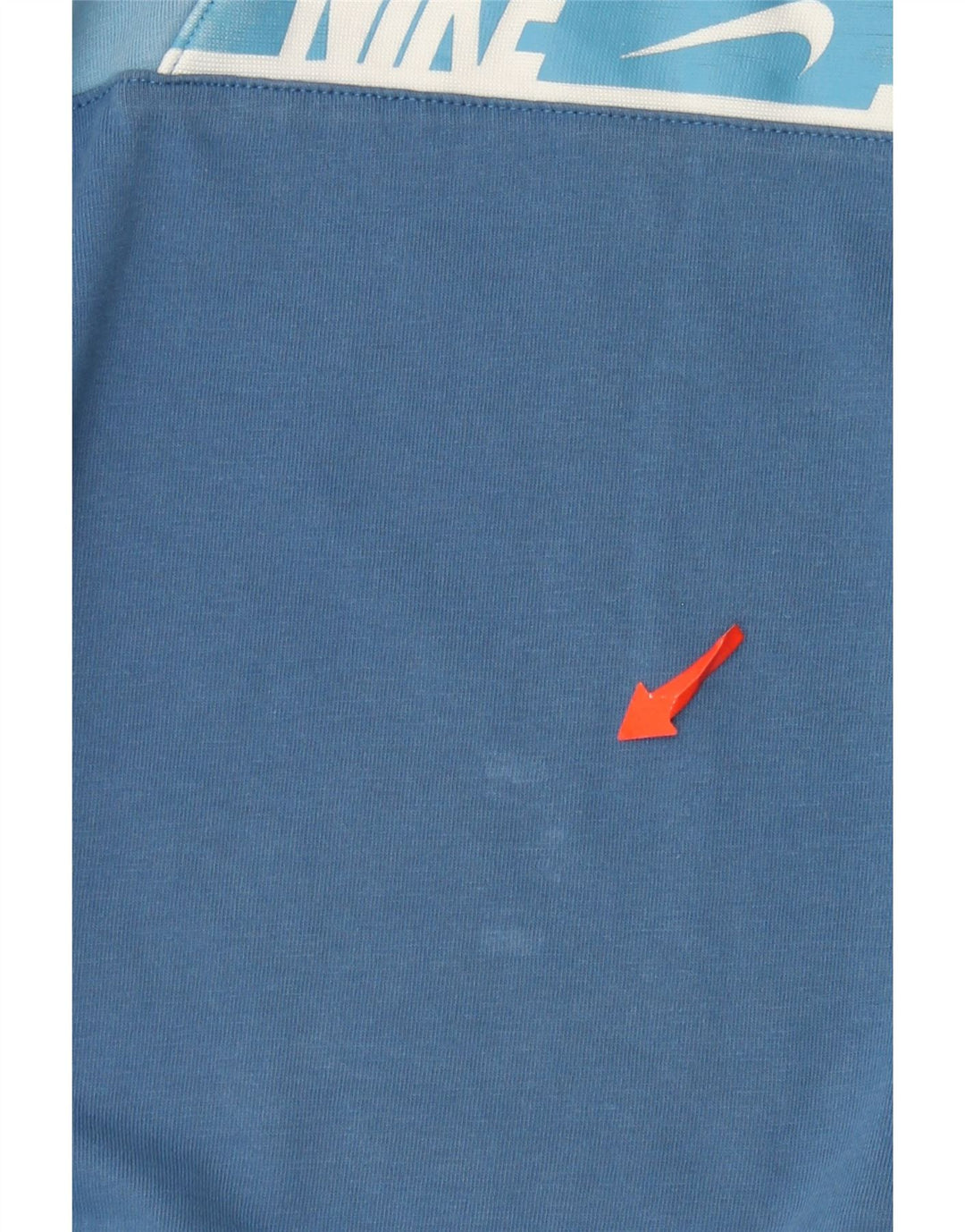 T-shirt grafica da uomo Nike Top in cotone blu medio