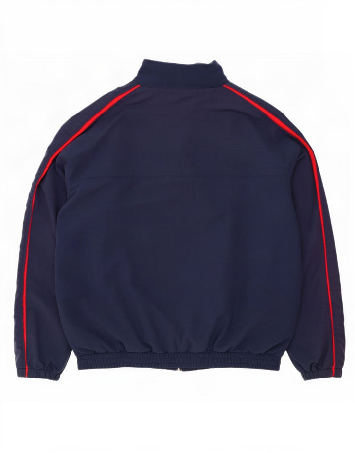 Giacca da tuta da uomo Umbro grande in poliestere color block blu navy