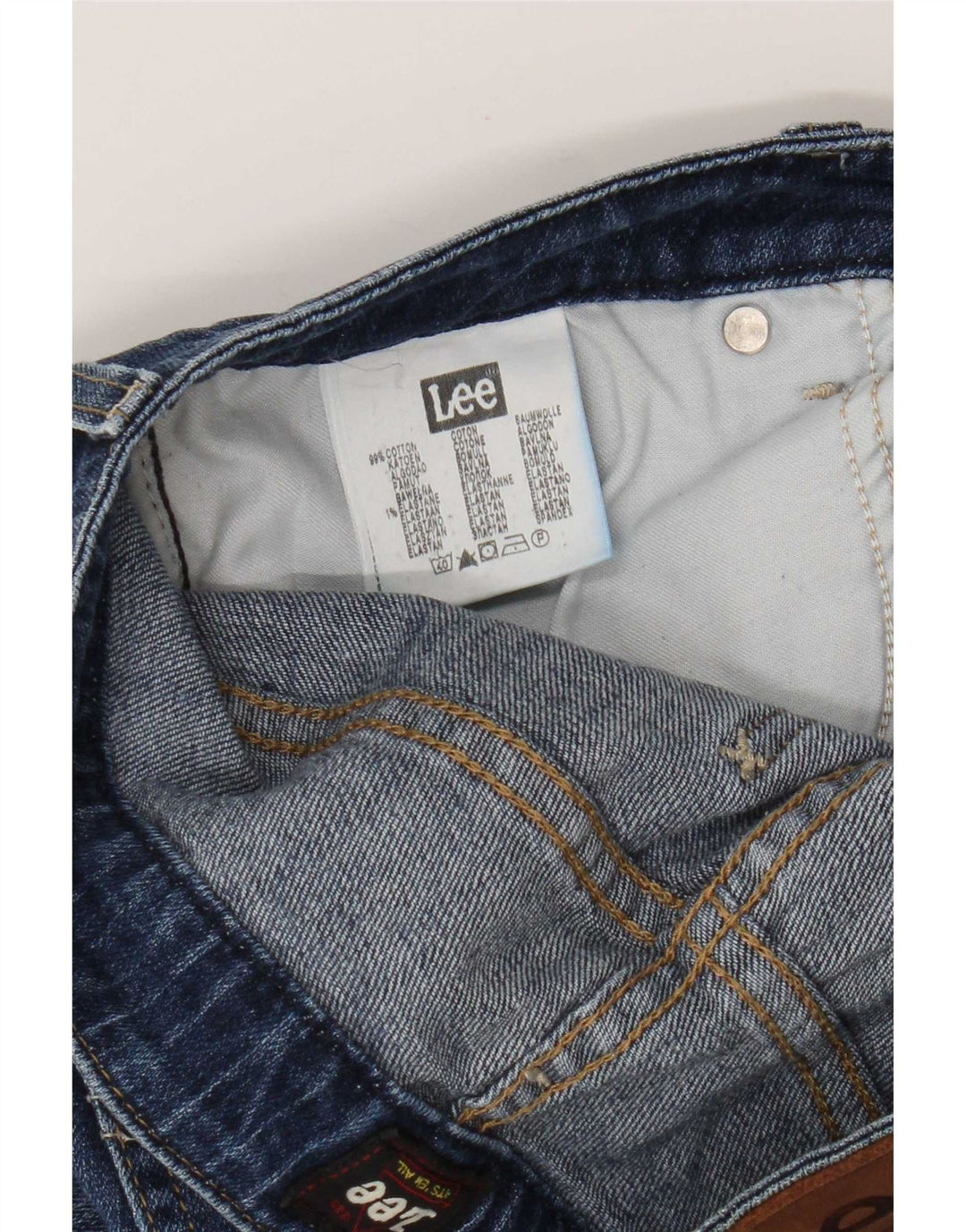 Jeans dritti Lee Cameron da uomo W30 L29 cotone blu
