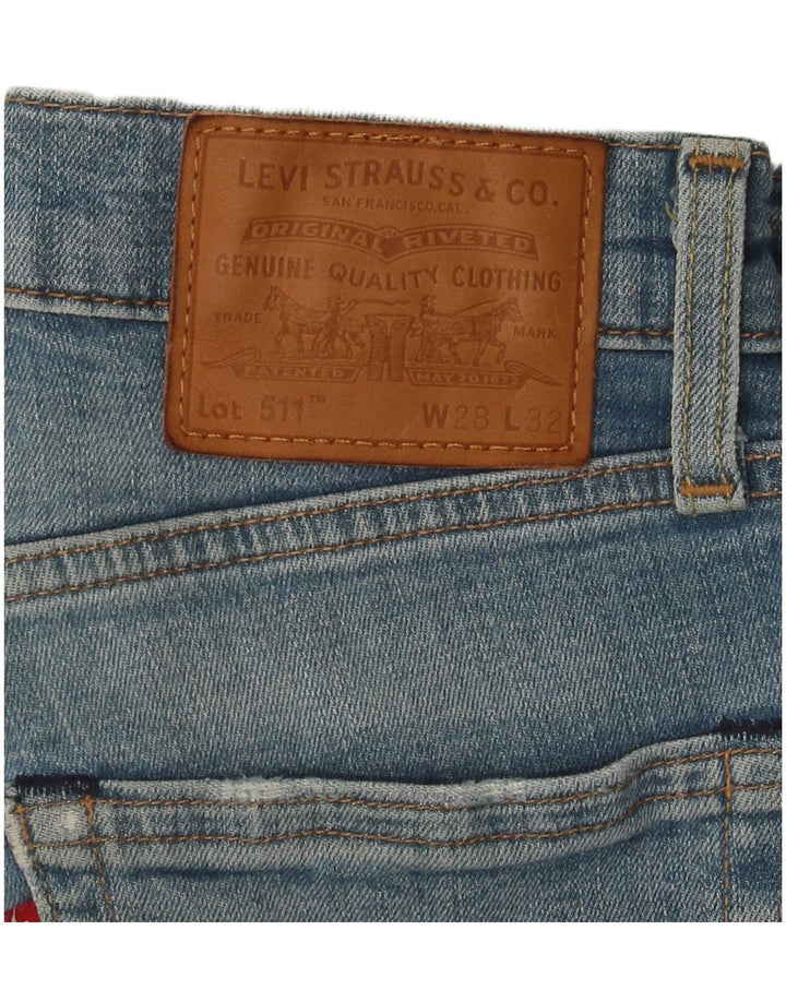 Jeans Levi's Uomo 511 Slim W28 L28 Blu