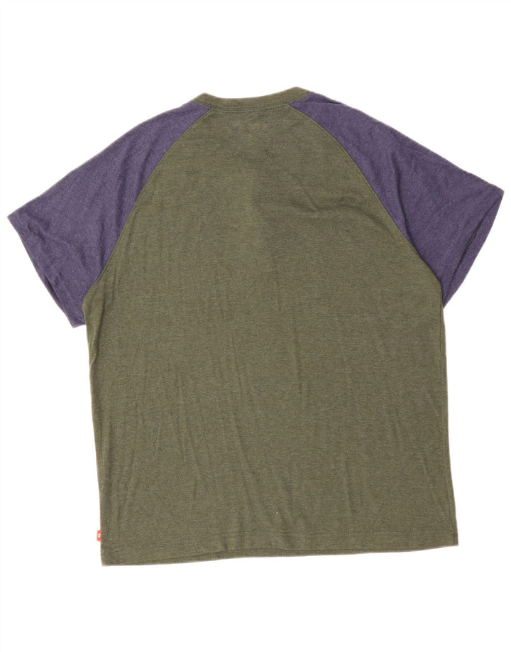 T-shirt da uomo IZOD Top color kaki medio