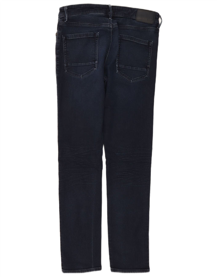 Jeans skinny Charleston da uomo HUGO BOSS W36 L34 cotone blu navy